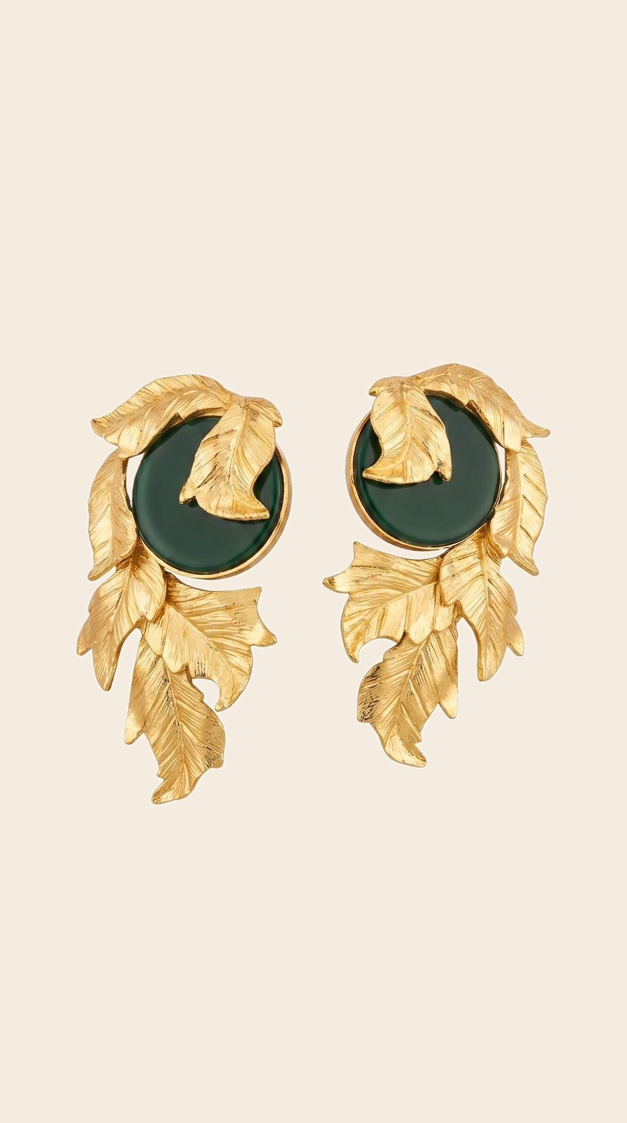 Emerald Forest Drop Earrings