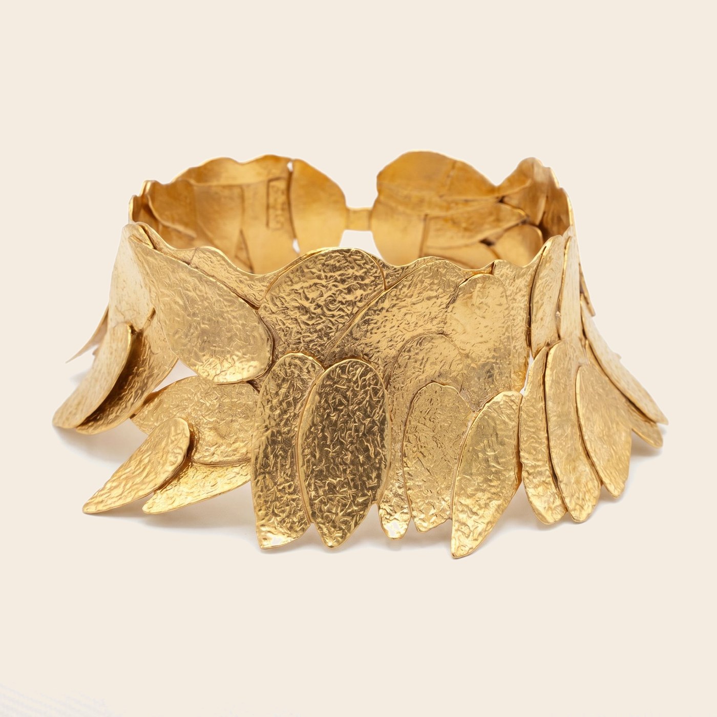 Golden Feather Choker
