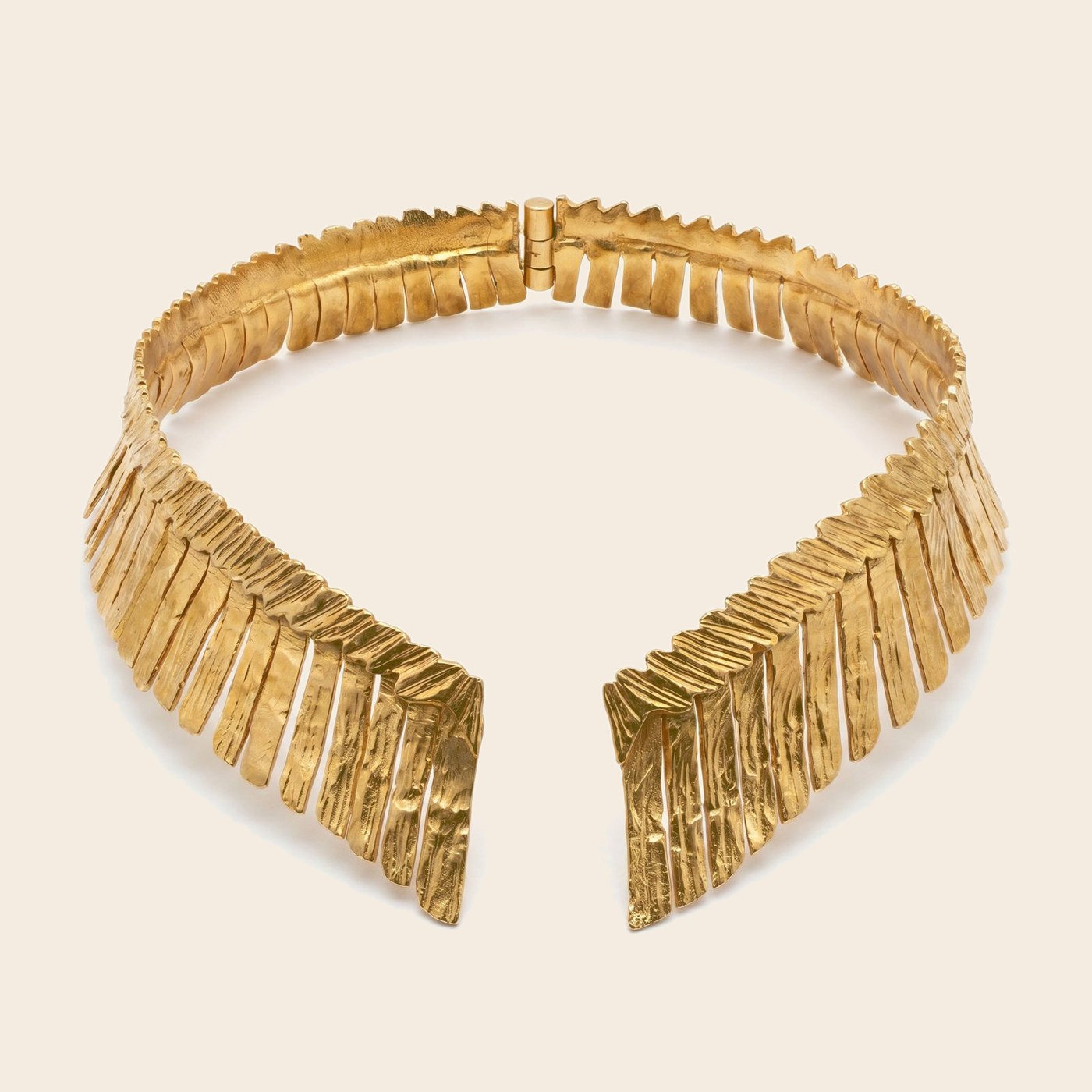 Golden Wings Collar Necklace